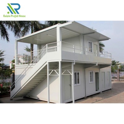 Modern prefab house Ready made mobile luxury 20 ft living modular container house home villa in india for sale