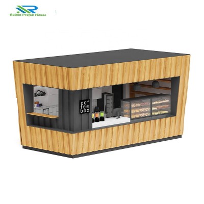 mobile shipping container marekting prefabricated restaurant shop street food kiosk container