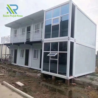 China Tiny Steel Frame House Portable Container Office 20FT 40FT Container luxury prefabricated