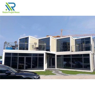 Ruixin new design house container mobile hotel container house for sale